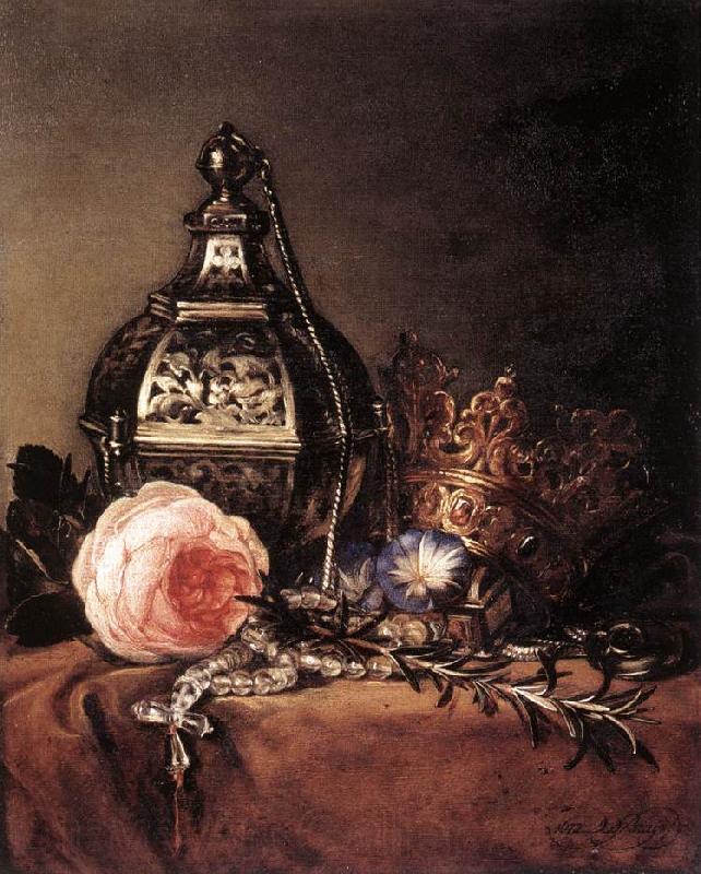 BRAY, Dirck Still-Life with Symbols of the Virgin Mary